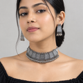 Prachin Antique Choker & Earrings Set