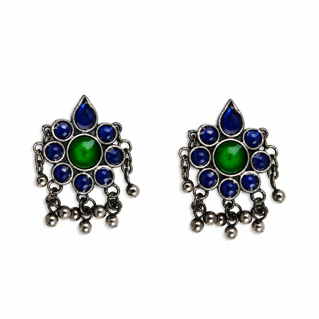 Flower Stud  Danglers Earring