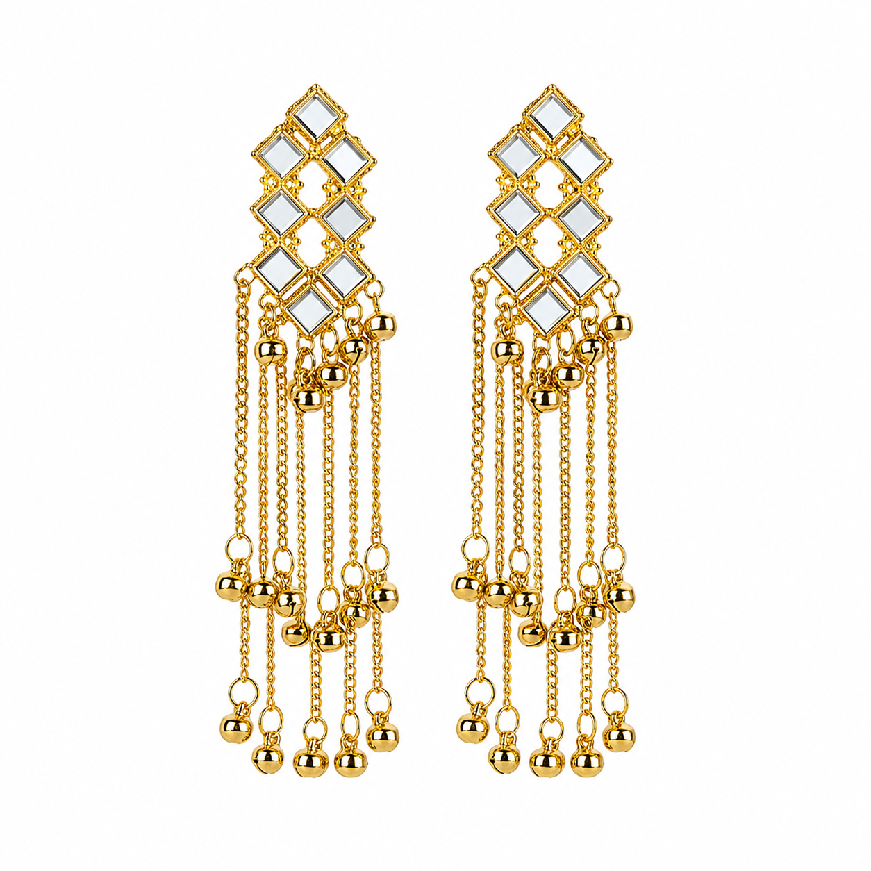 Kashmiri Mirror Earrings