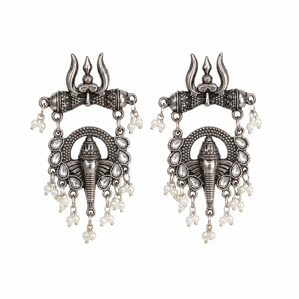 Trishul Design Danglers Earring