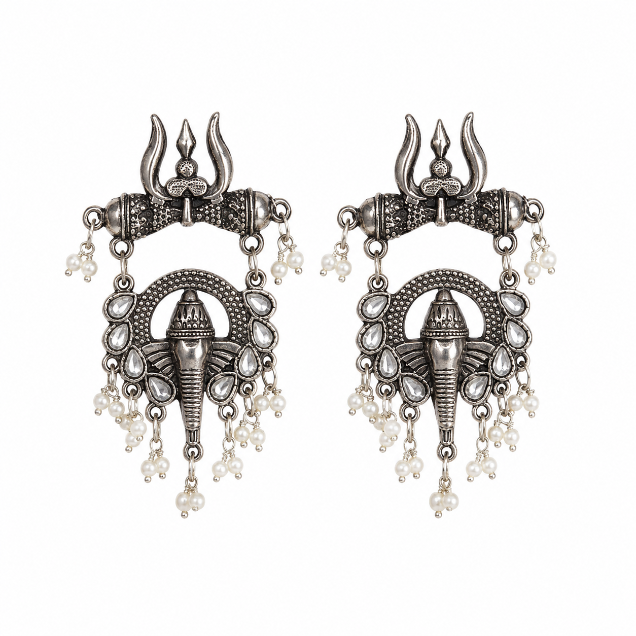 Trishul Design Danglers Earring