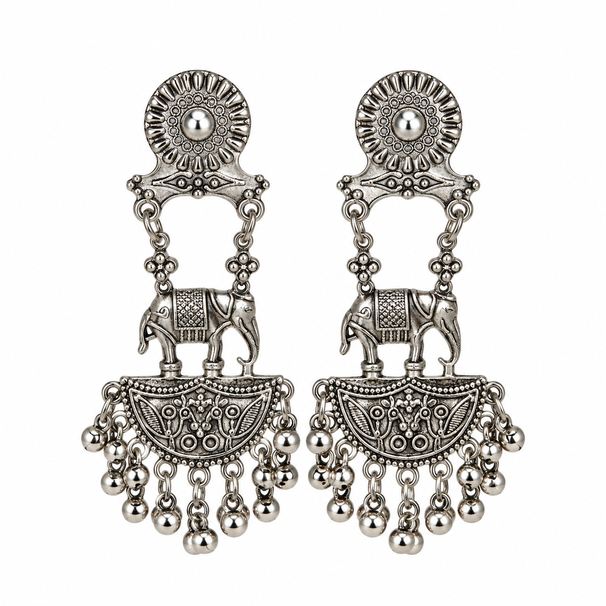 Elephant Drop Earring