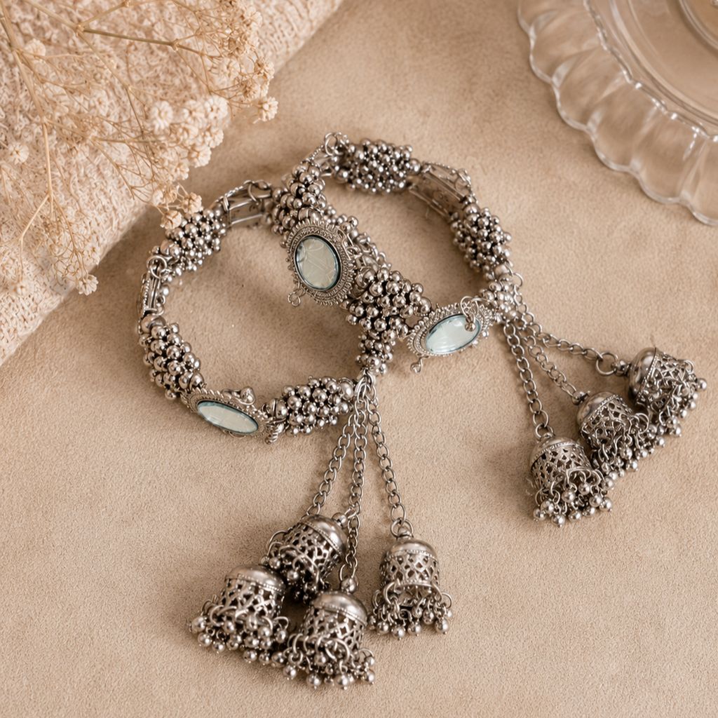 Mirror Work Bangle Free Size