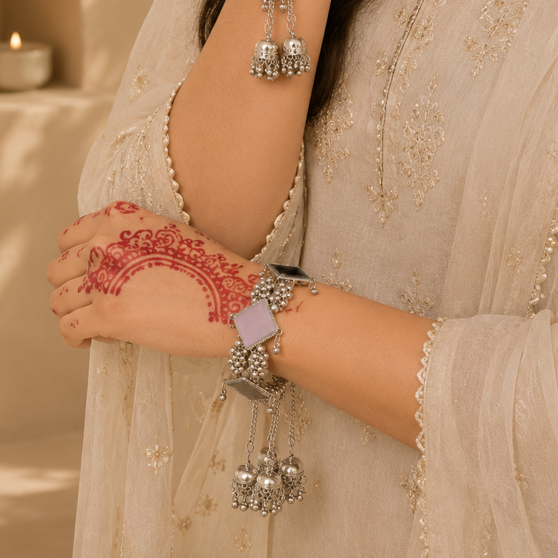 Aarohi Mirror Ghungroo Bangles