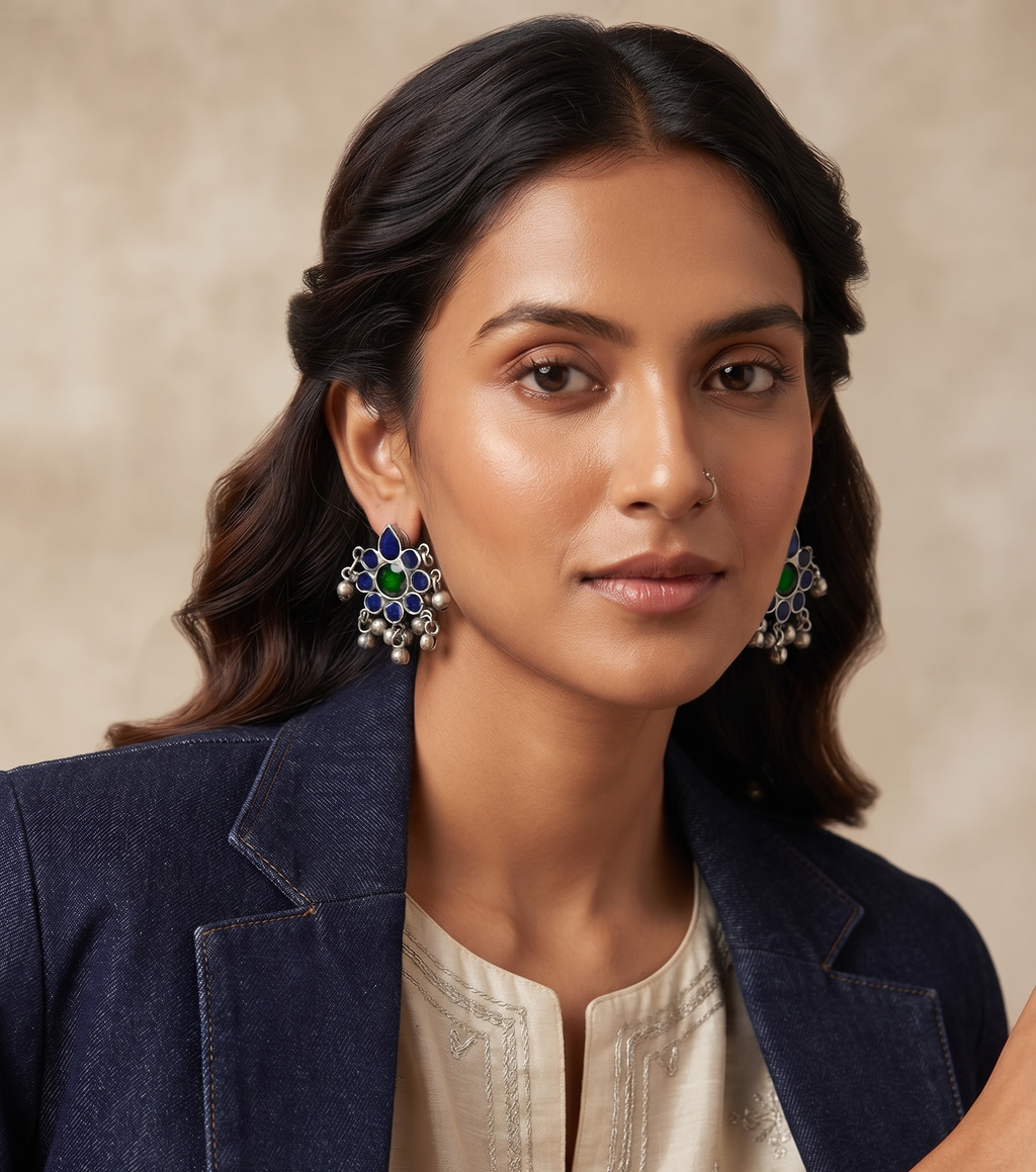 Flower Stud  Danglers Earring for Women & Girls