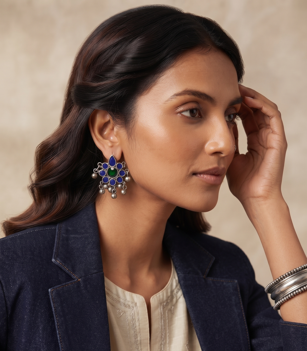 Flower Stud  Danglers Earring for Women & Girls