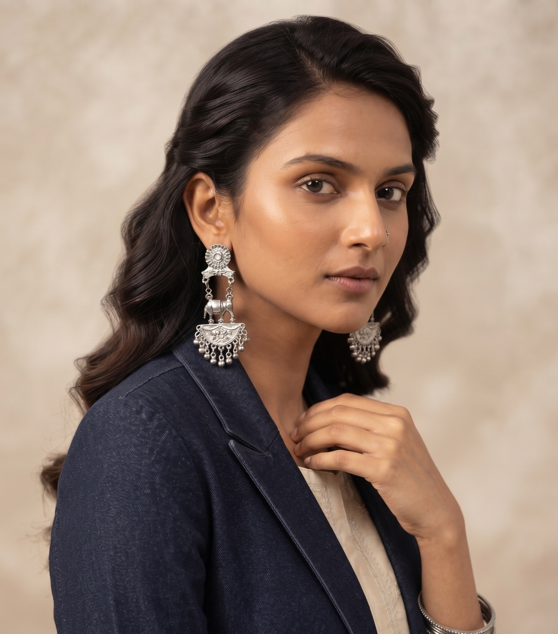 Elephant Drop Earrings  for Women & Girls