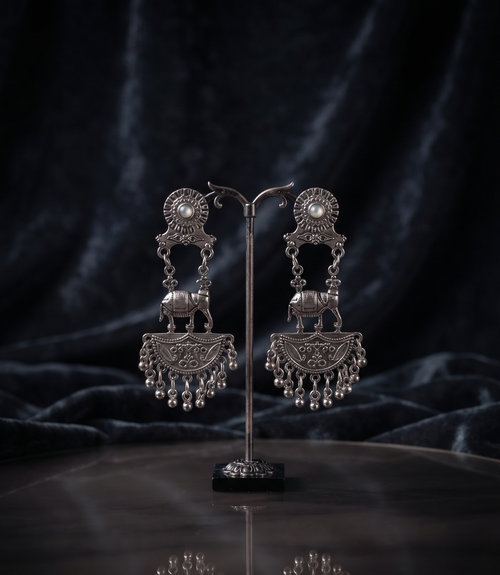 Elephant Drop Earrings  for Women & Girls