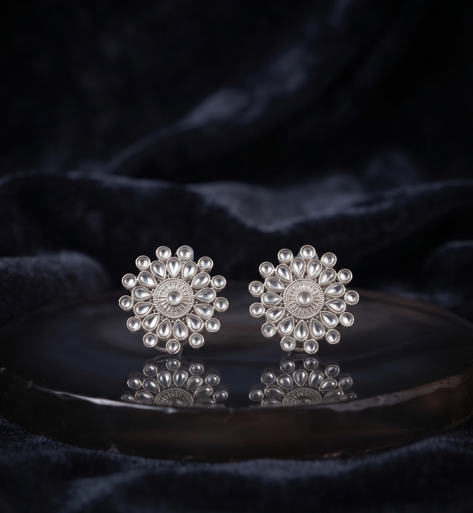 Flower Stud Earrings For Women & girls