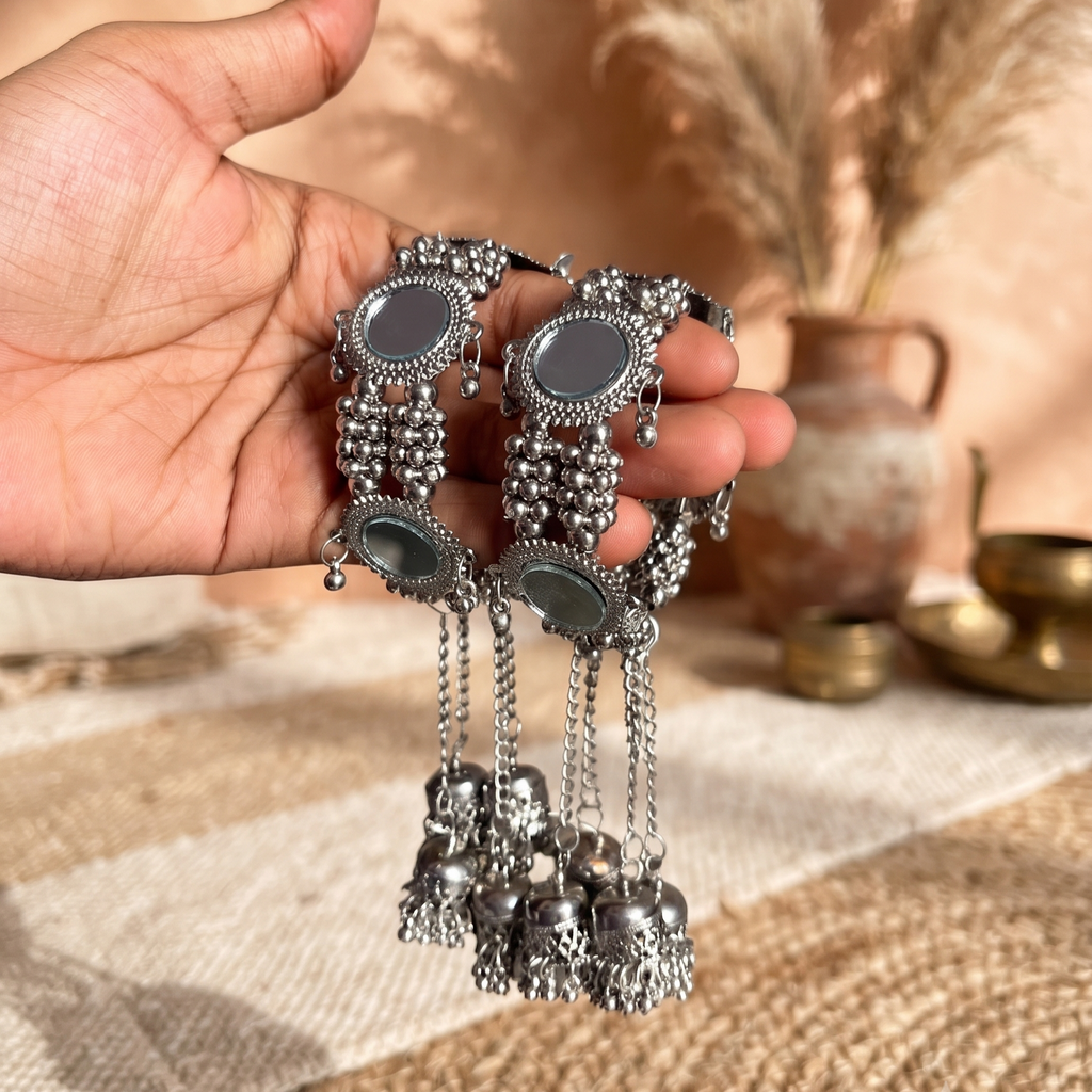 Mirror Work Bangle Free Size
